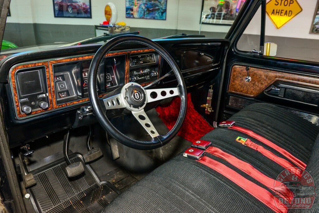 1973 Black Ford F-100 Pickup Truck