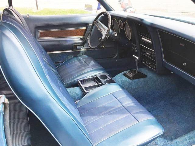 1973 Blue Ford Mustang Convertible