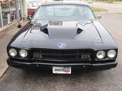 1973 BLACK BLUE PEARL Plymouth Road Runner FAST 