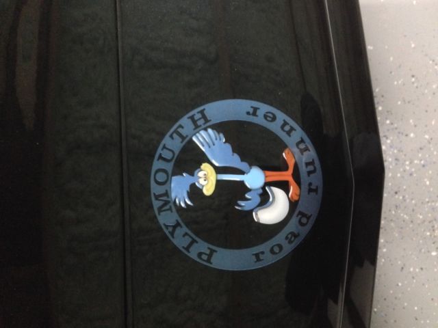 1973 BLACK BLUE PEARL Plymouth Road Runner FAST 