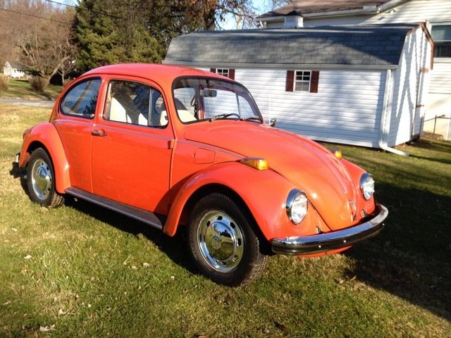 1973 Red Volkswagen Beetle - Classic Coupe