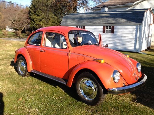 1973 Red Volkswagen Beetle - Classic Coupe