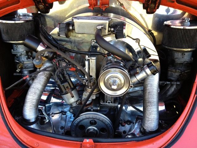 1973 Red Volkswagen Beetle - Classic Coupe