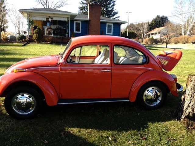 1973 Red Volkswagen Beetle - Classic Coupe