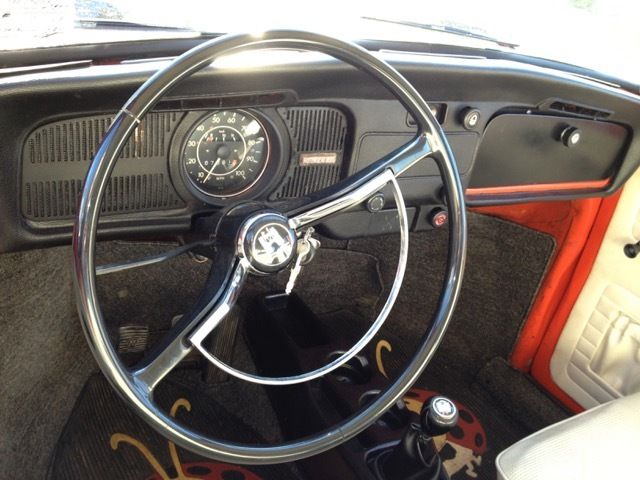 1973 Red Volkswagen Beetle - Classic Coupe