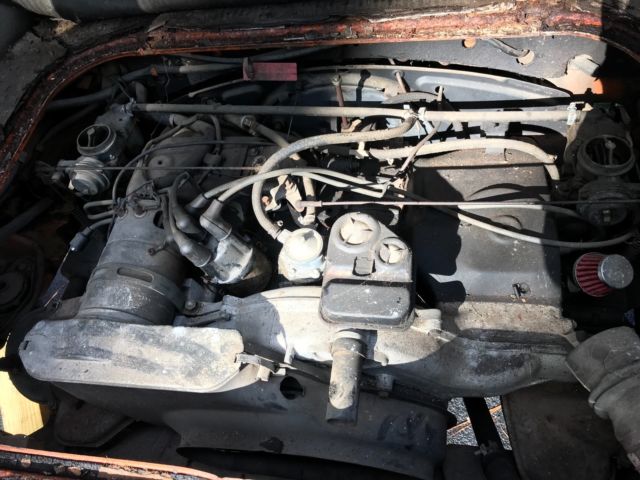 1973 Orange Volkswagen Squareback Hatchback