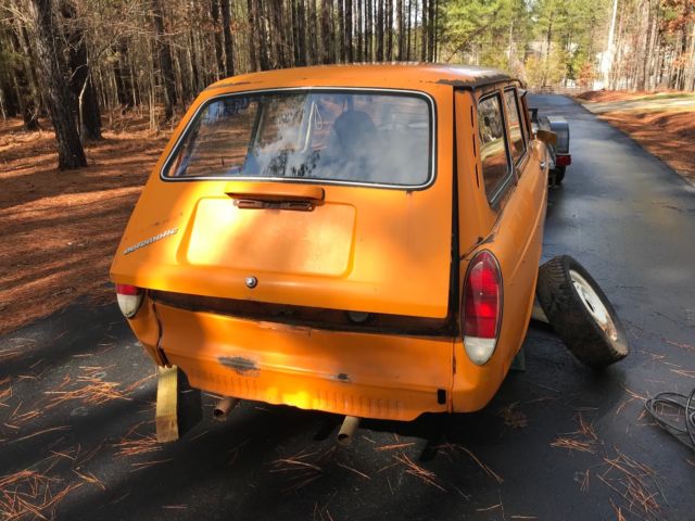 1973 Orange Volkswagen Squareback Hatchback