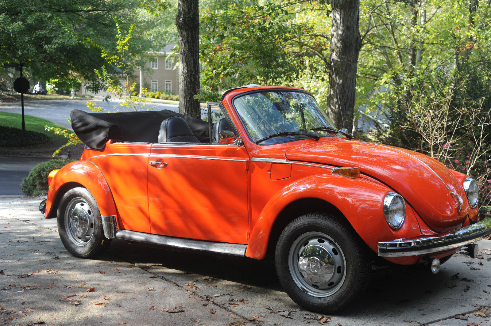 1973 Orange Volkswagen Beetle - Classic Convertible