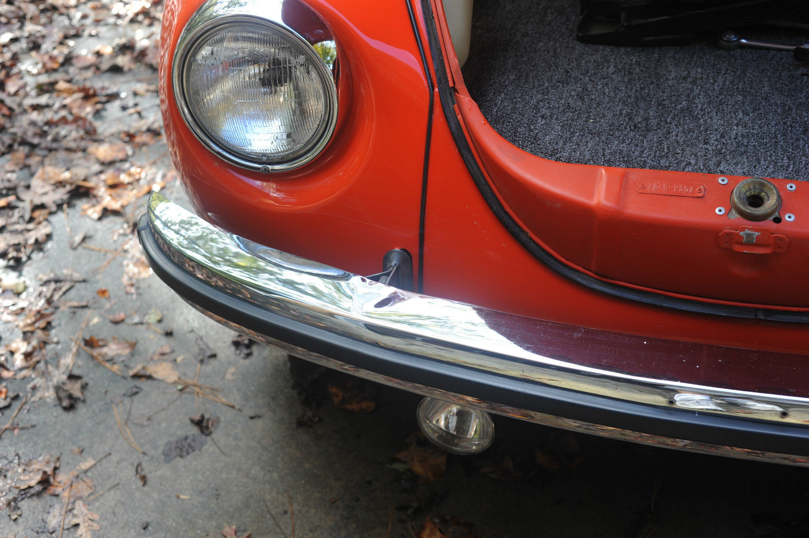 1973 Orange Volkswagen Beetle - Classic Convertible