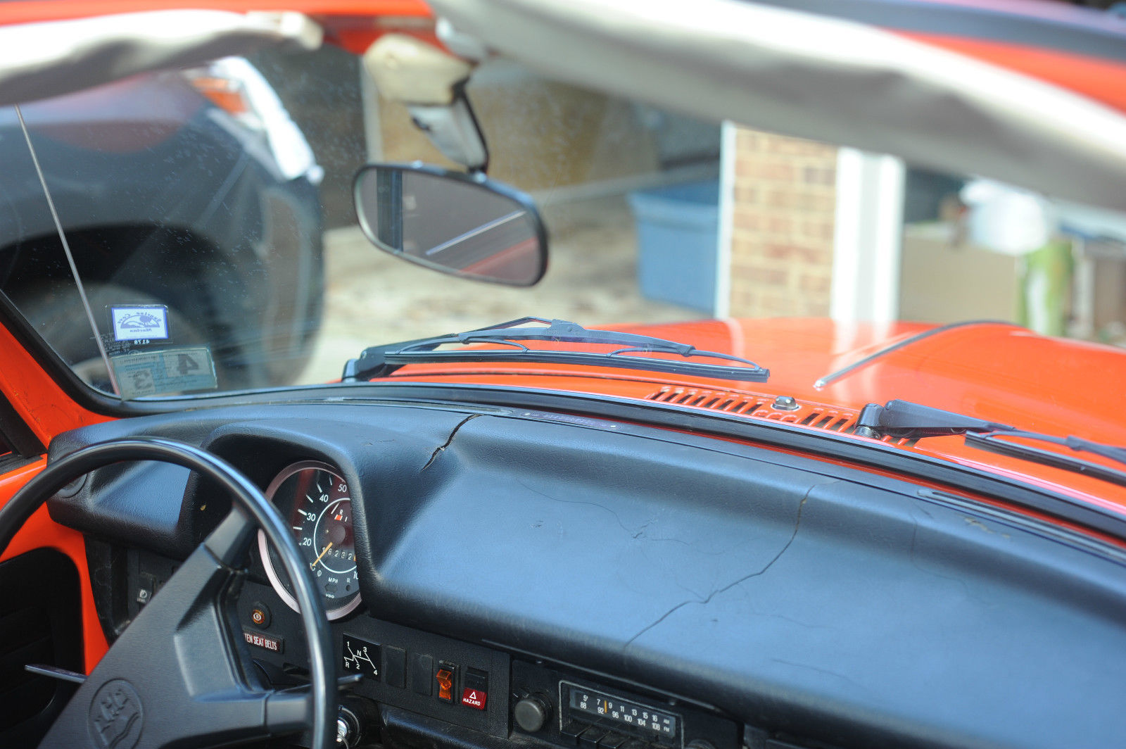 1973 Orange Volkswagen Beetle - Classic Convertible
