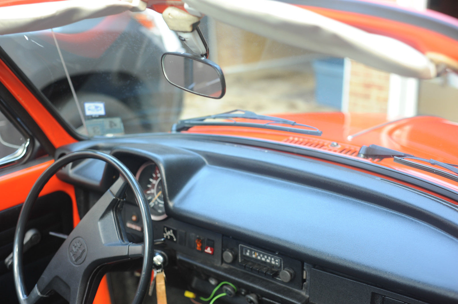 1973 Orange Volkswagen Beetle - Classic Convertible