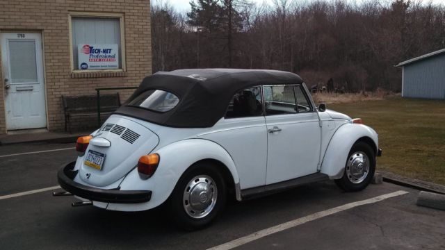 1973 Orange Volkswagen Beetle - Classic Convertible