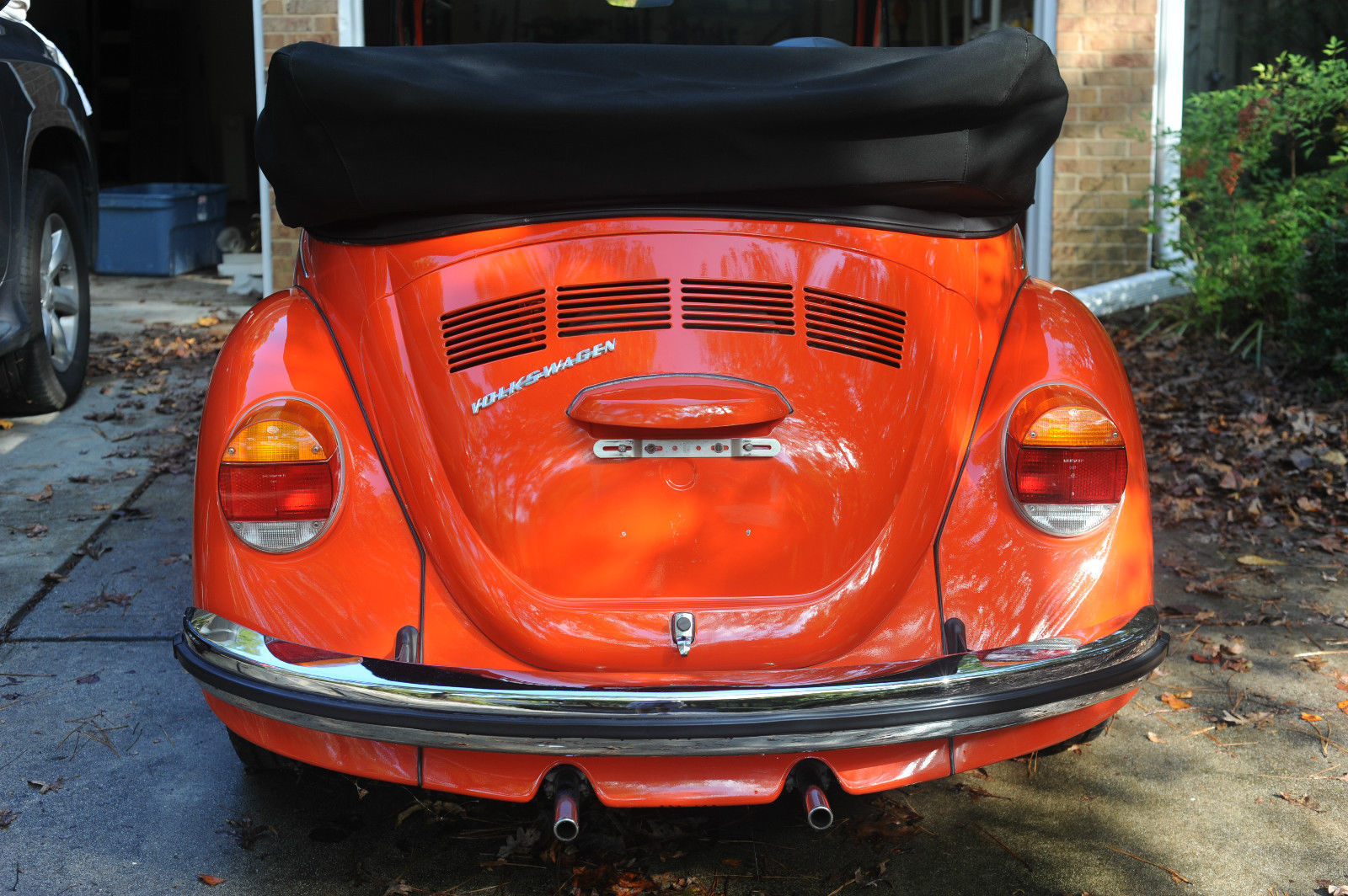 1973 Orange Volkswagen Beetle - Classic Convertible