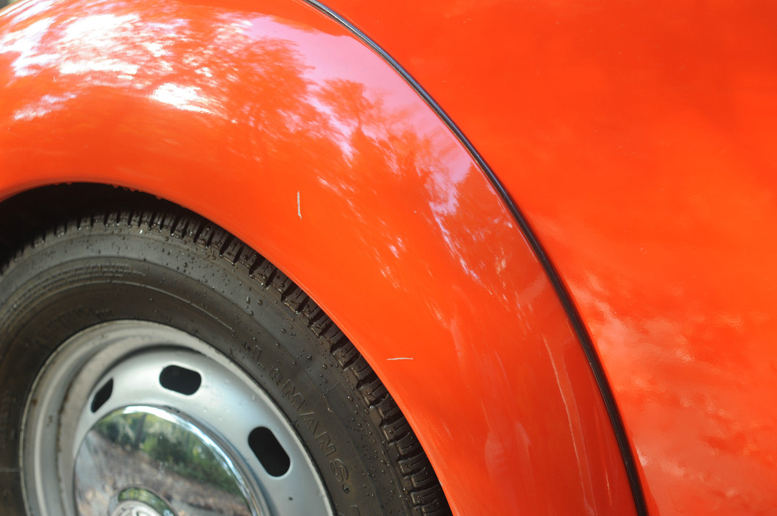 1973 Orange Volkswagen Beetle - Classic Convertible