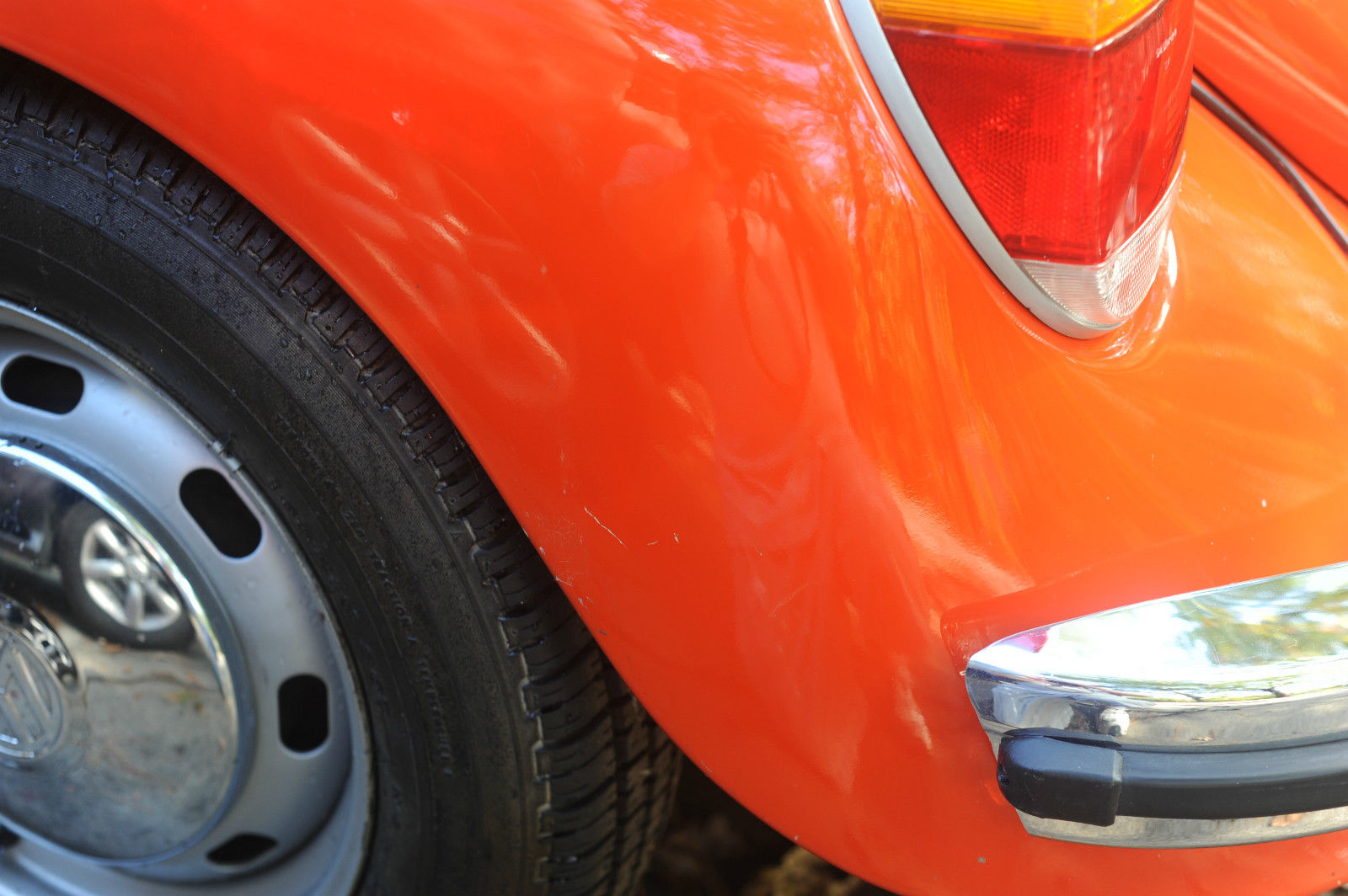 1973 Orange Volkswagen Beetle - Classic Convertible