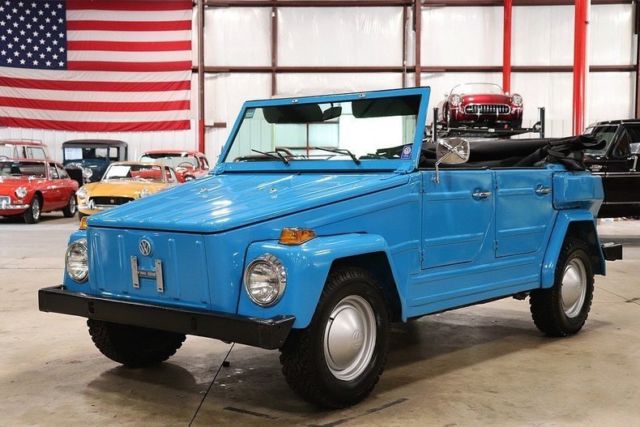 1973 Blue Volkswagen Thing Convertible