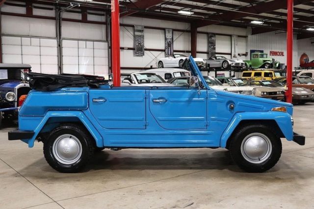 1973 Blue Volkswagen Thing Convertible