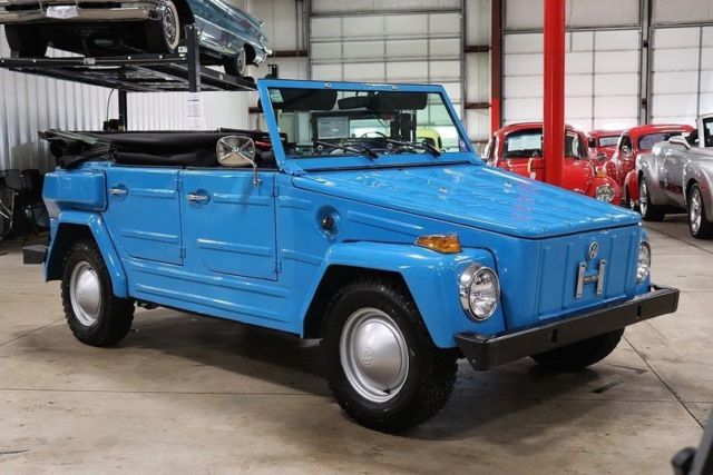1973 Blue Volkswagen Thing Convertible