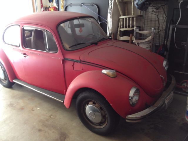 1973 Orange Volkswagen Beetle - Classic Coupe