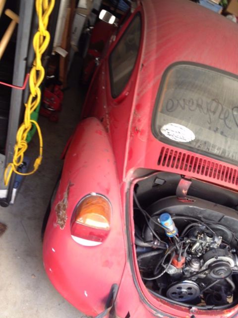 1973 Orange Volkswagen Beetle - Classic Coupe