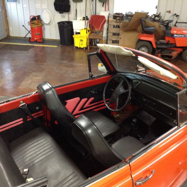 1973 Orange Volkswagen Beetle - Classic Convertible