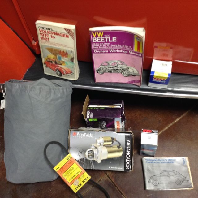 1973 Orange Volkswagen Beetle - Classic Convertible