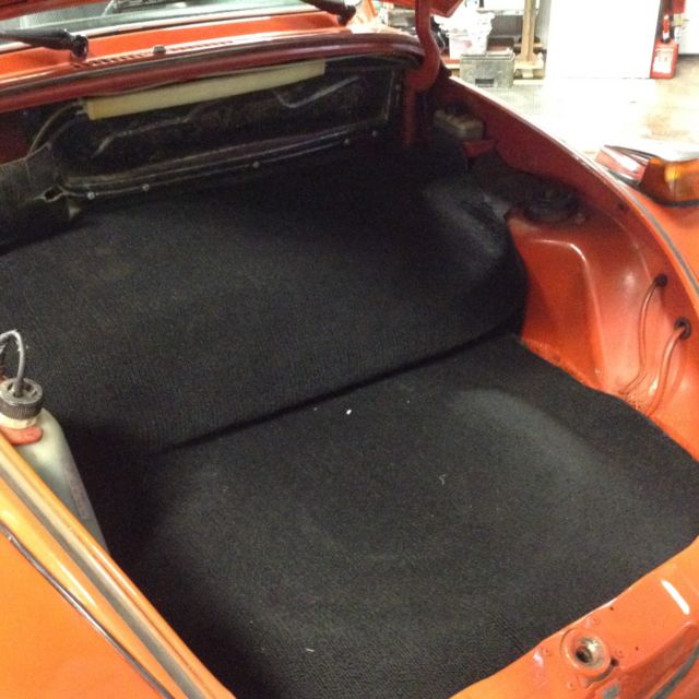 1973 Orange Volkswagen Beetle - Classic Convertible
