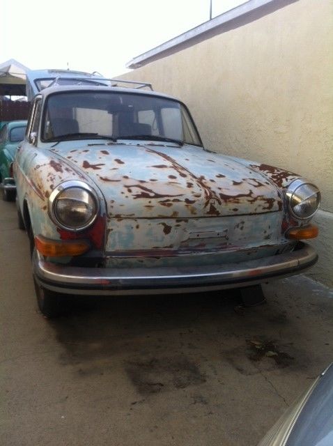 1973 Red Volkswagen Squareback Wagon