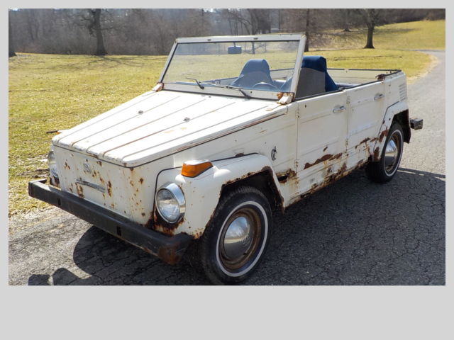 1973 White Volkswagen Thing Convertible