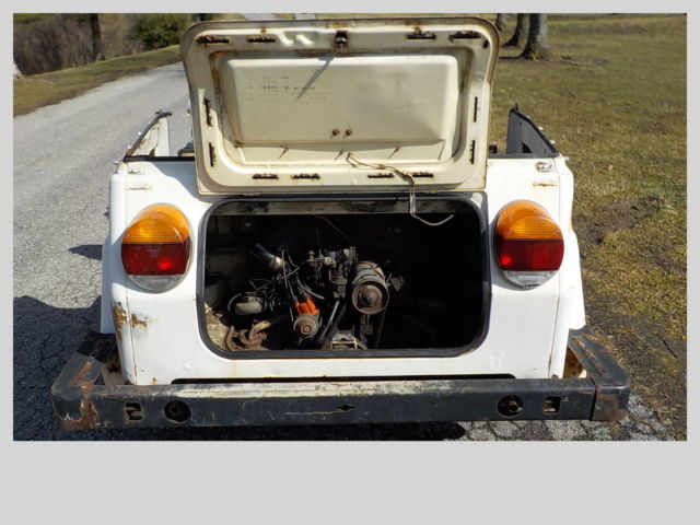 1973 White Volkswagen Thing Convertible