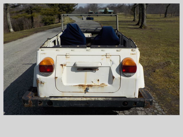 1973 White Volkswagen Thing Convertible