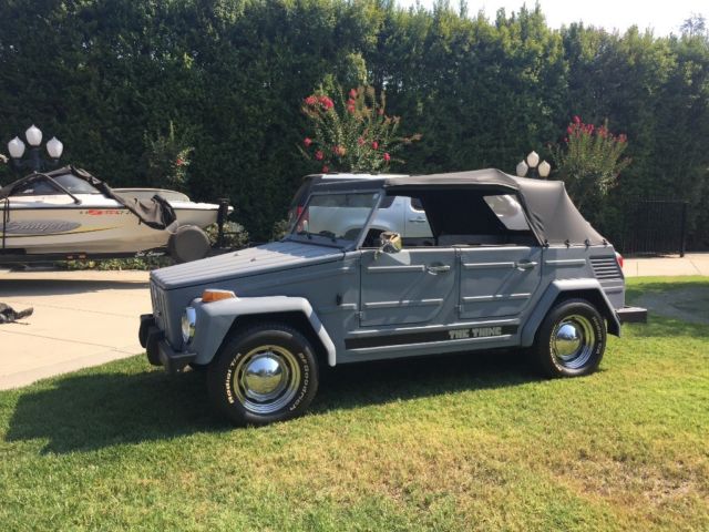 1973 Gray Volkswagen Thing Convertible