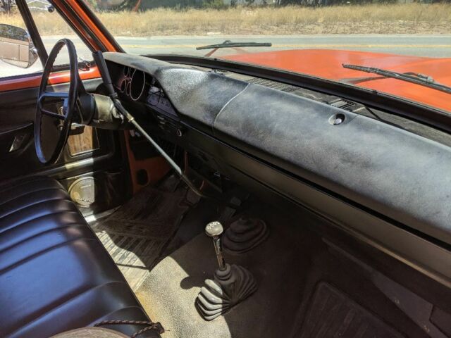 1973 Orange Dodge Power Wagon Single cab long bed