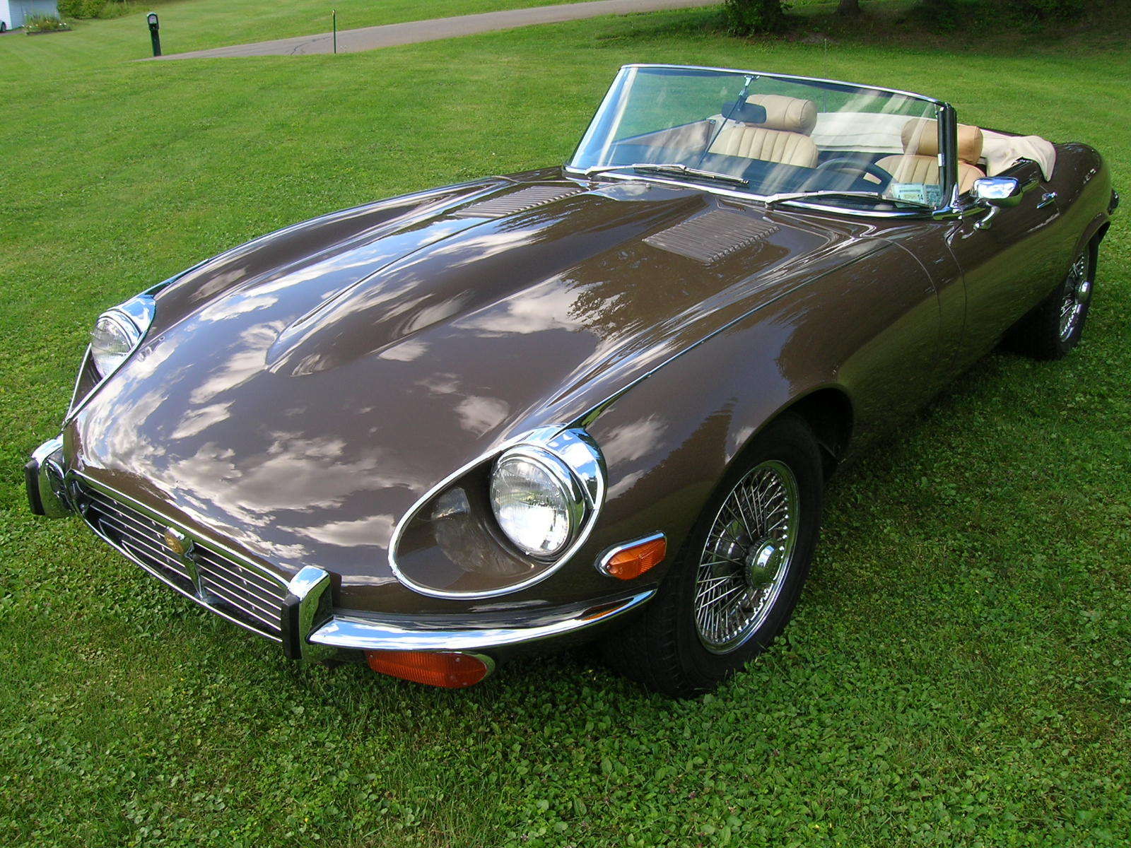 1973 Sable Jaguar E-Type Convertible