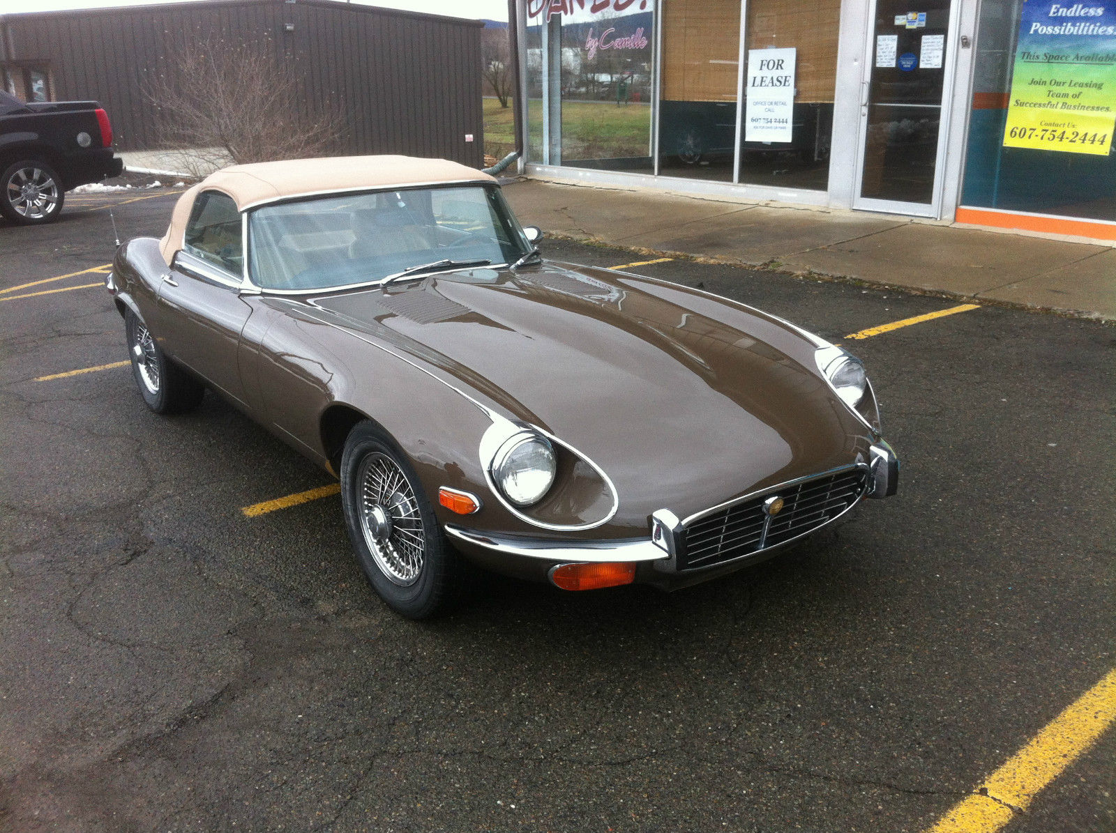 1973 Sable Jaguar E-Type Convertible