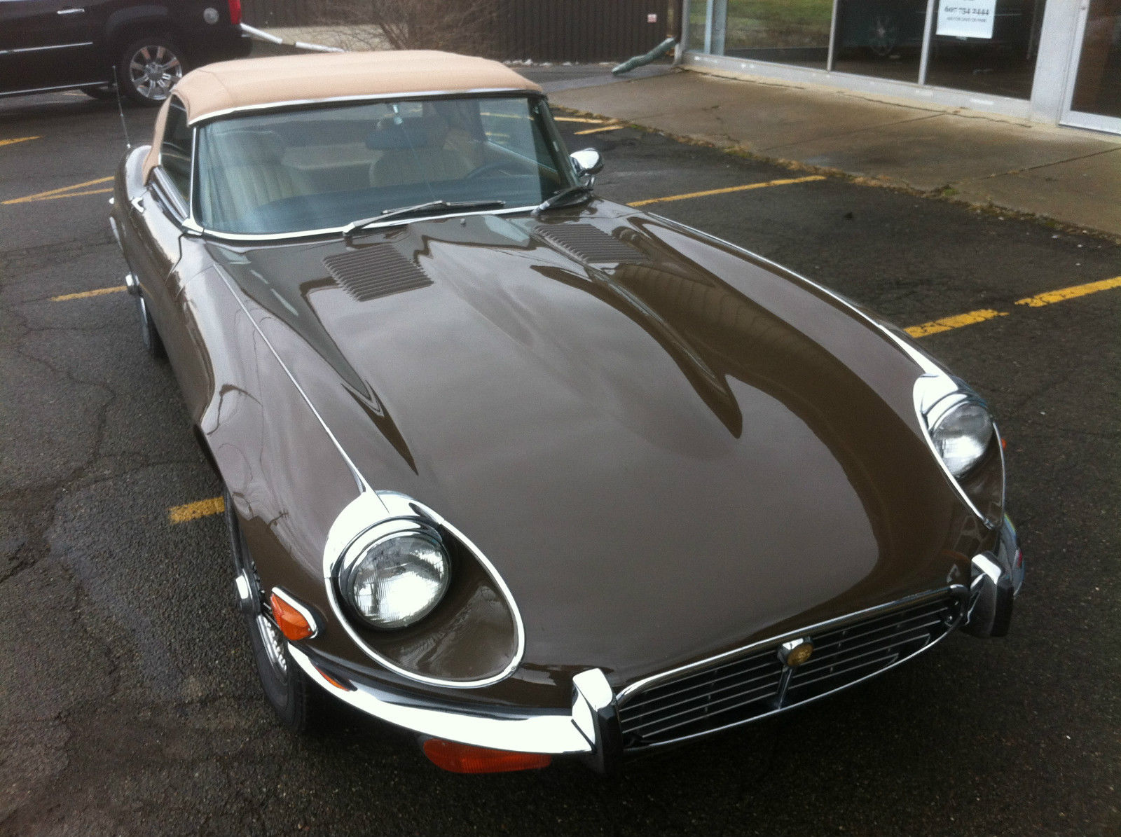 1973 Sable Jaguar E-Type Convertible