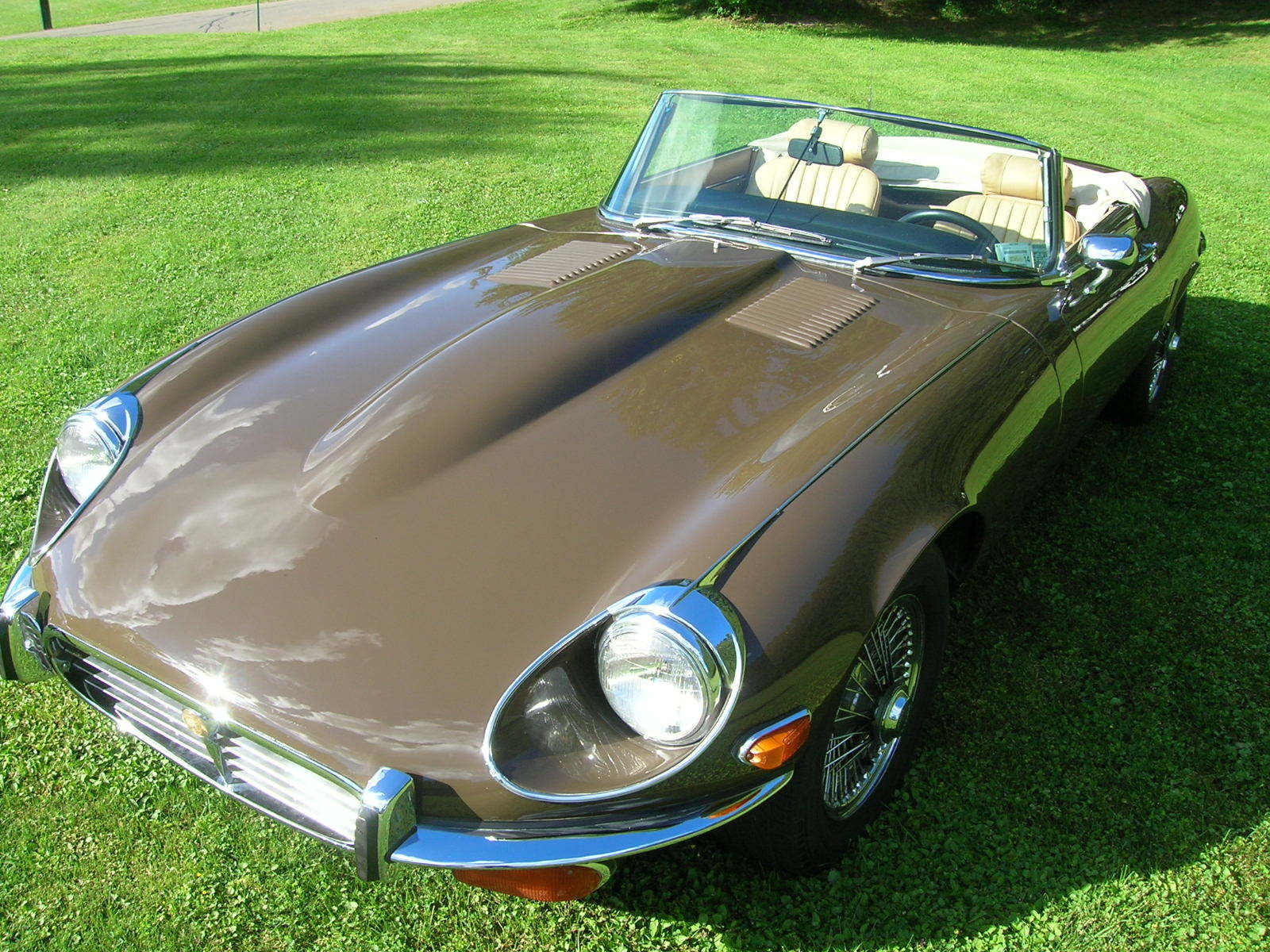 1973 Sable Jaguar E-Type Convertible