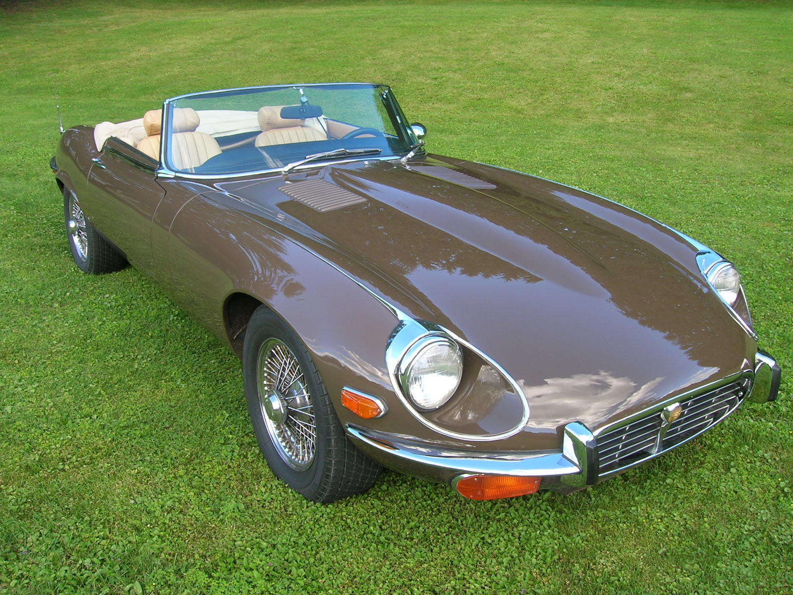 1973 Sable Jaguar E-Type Convertible