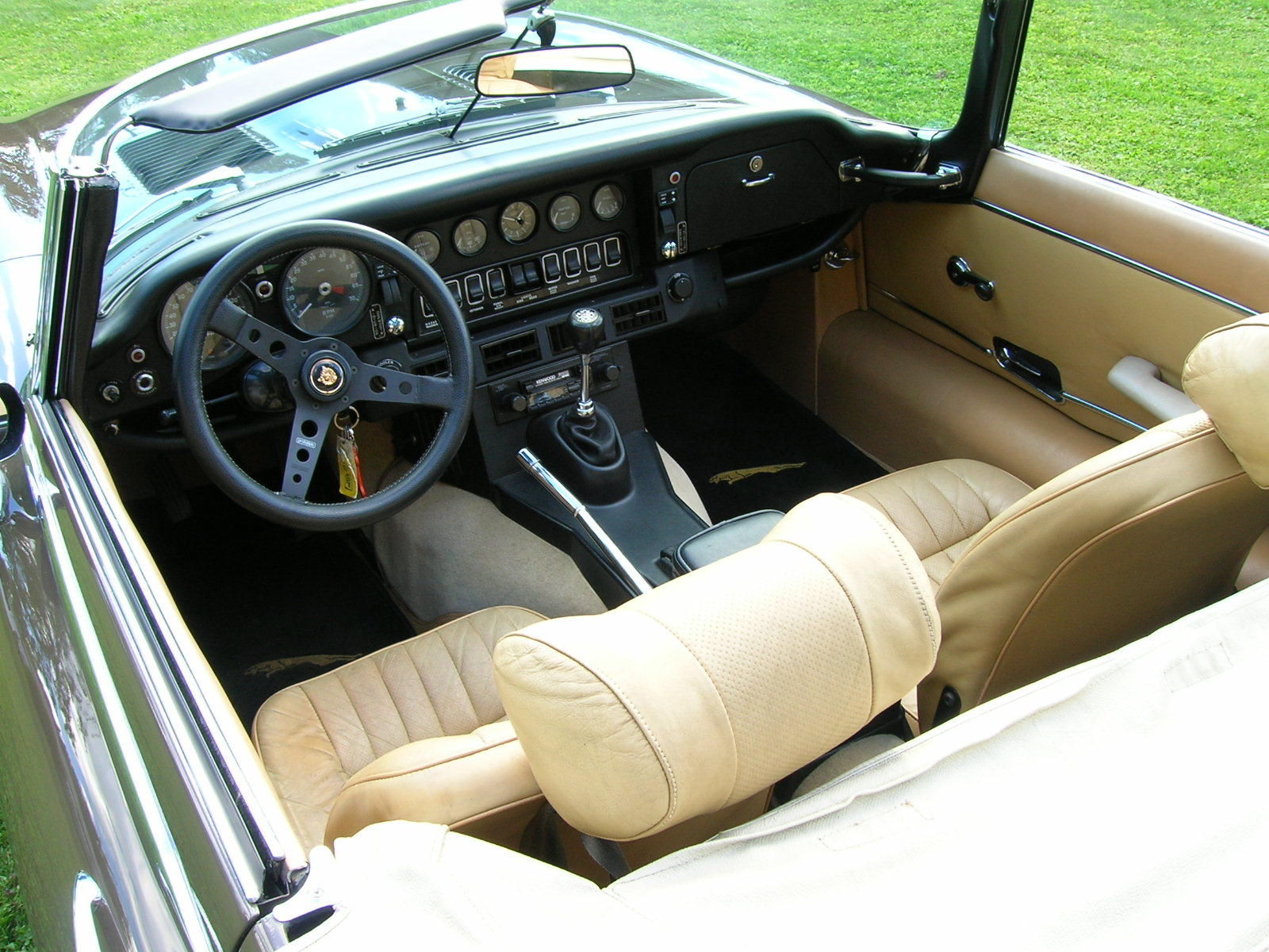 1973 Sable Jaguar E-Type Convertible