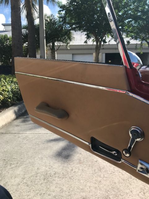 1973 Signal Red Jaguar E-Type Convertible