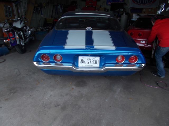 1973 Blue Chevrolet Camaro Z-28