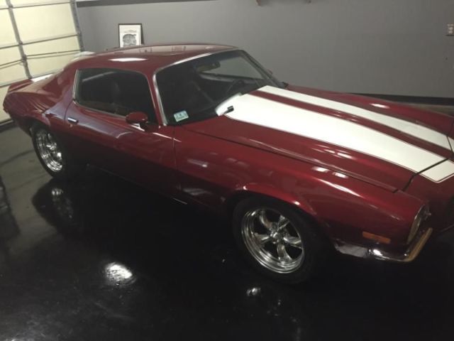 1973 Maroon Chevrolet Camaro Sedan