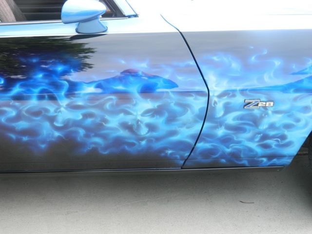 1973 Blue Chevrolet Camaro Coupe