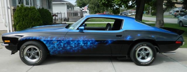 1973 Blue Chevrolet Camaro Coupe