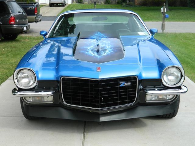 1973 Blue Chevrolet Camaro Coupe