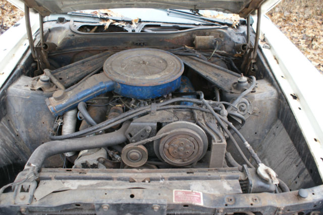1973 White Ford Mustang Convertible