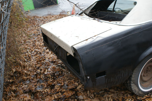 1973 White Ford Mustang Convertible