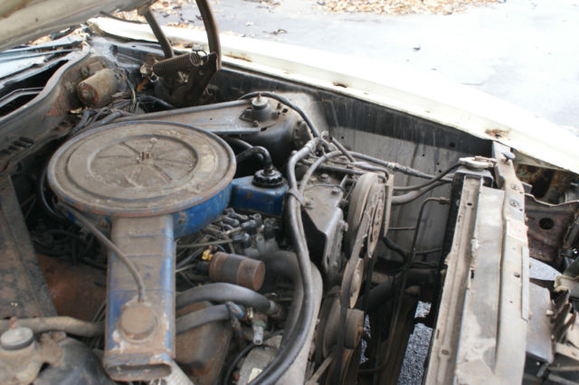 1973 White Ford Mustang Convertible