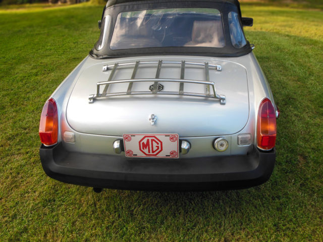 1974 Silver MG MGB Convertible