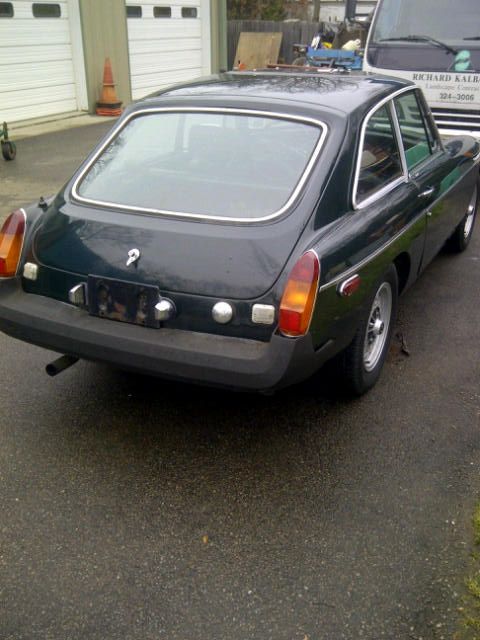 1974 Green MG MGB Hatchback